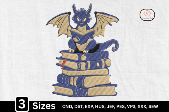 Fantasy Dragon Reading Book: A Boutique Embroidery Review