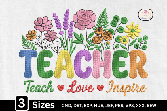 Floral Inspire Love Teacher: A Designer's Review