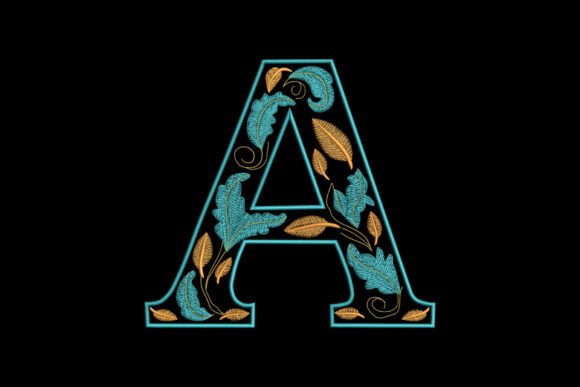 Floral Letter A: A Designer's Review for Real Projects