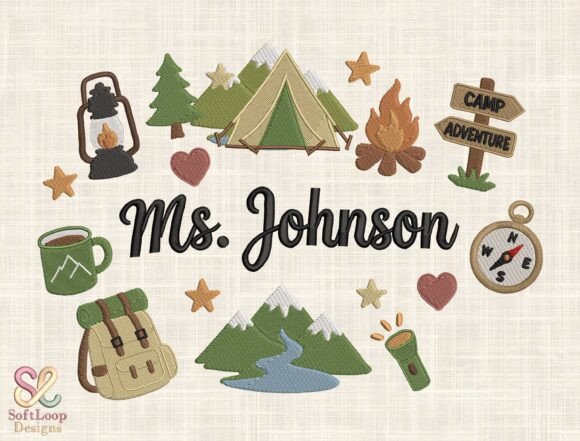 Review: Custom Camping Adventure Embroidery File for Etsy Shops