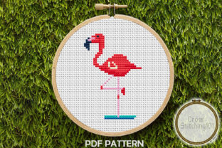 Review: Flamingo Modern Cross Stitch Pattern for Holiday Sales