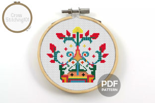Review: Floral Design Modern Cross Stitch for Holiday Collections