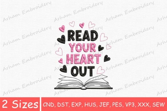 Review: Read Your Heart Out Book Lover Quote Design