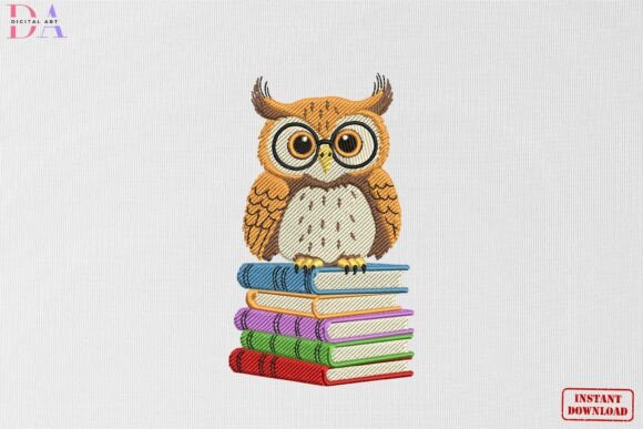 Wise Owl Book Stack: A Boutique Embroidery Review